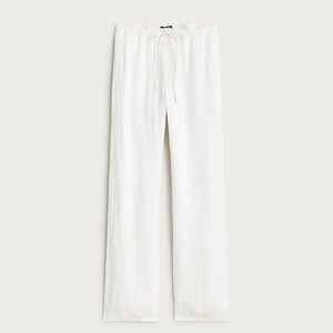 J.Crew New Soleil Linen Pant - White